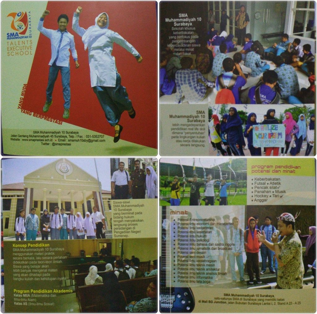 School Visit Menulis bersama tim Faber Castel. SMA Muhammadiyah 10 Surabaya: Talents Executive School