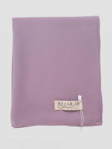 Pashmina Lilac dan Dress Pink